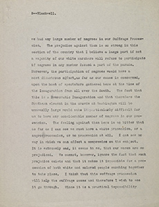 Alice Paul to Alice Stone Blackwell, January 15, 1913. Letter.