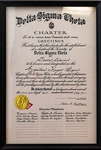 1955 Founding Charter of the Dover Alumnae Chapter