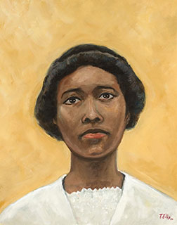 Portrait painting of Ethel Cuff Black - DST Founder from Delaware